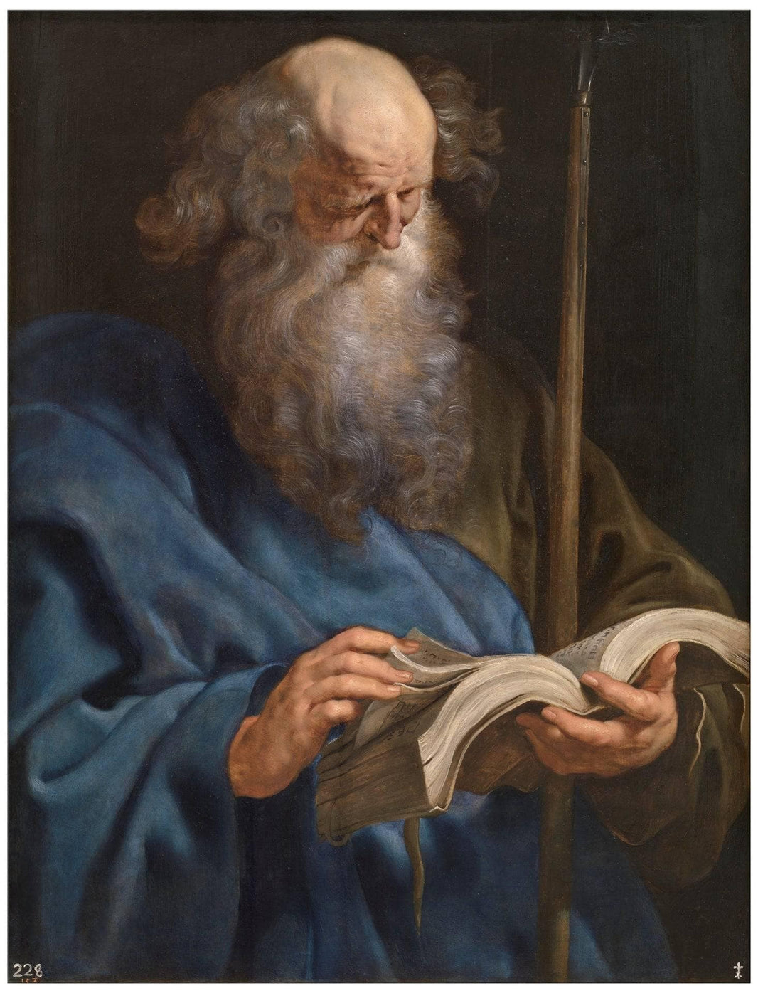 Saint Thomas by Peter Paul Rubens — hand-painted portrait oil painting reproduction on canvas