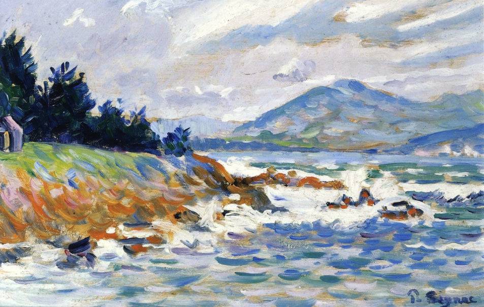 Saint Tropez, gale from east - Paul Signac