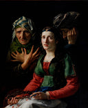 Saint Veronica of Binasco by François-Joseph Navez — female oil painting wall art, Neoclassicism