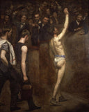 Salutat by Thomas Eakins — hand-painted portrait oil painting reproduction on canvas