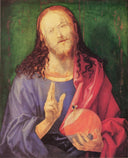 Salvator Mundi by Albrecht Durer — hand-painted portrait oil painting reproduction on canvas
