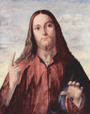 Salvator Mundi by Vittore Carpaccio — religion oil painting wall art, High Renaissance