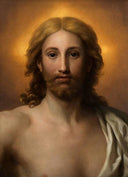 Salvator Mundi by Anton Raphael Mengs — male oil painting wall art, Neoclassicism
