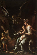 Human Fragility by Salvator Rosa — hand-painted cultural oil painting reproduction on canvas