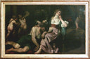 Samson Et Dalila by Domenico Fiasella — female oil painting wall art, Baroque