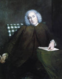 Samuel Johnson by Joshua Reynolds — male oil painting wall art, Rococo