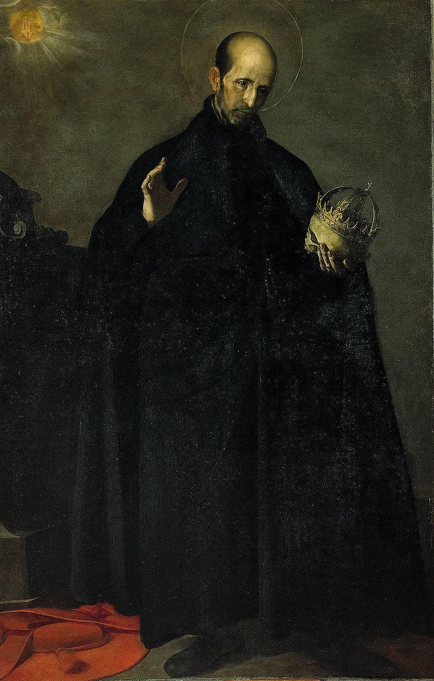 San Francisco de Borja (Saint Francis Borgia) by Alonzo Cano — hand-painted portrait oil painting reproduction on canvas