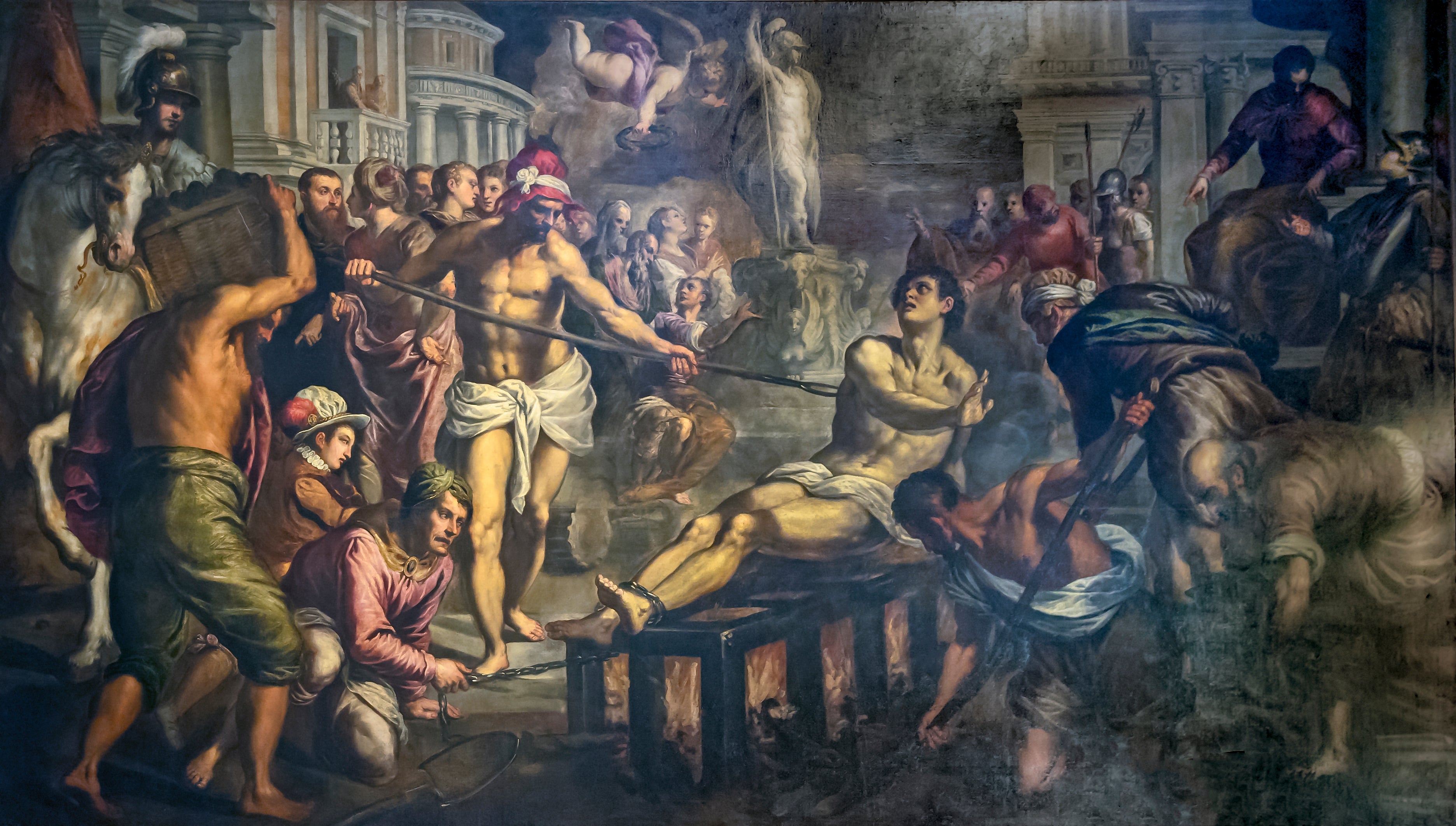 The Martyrdom of St Lawrence - Palma il Giovane