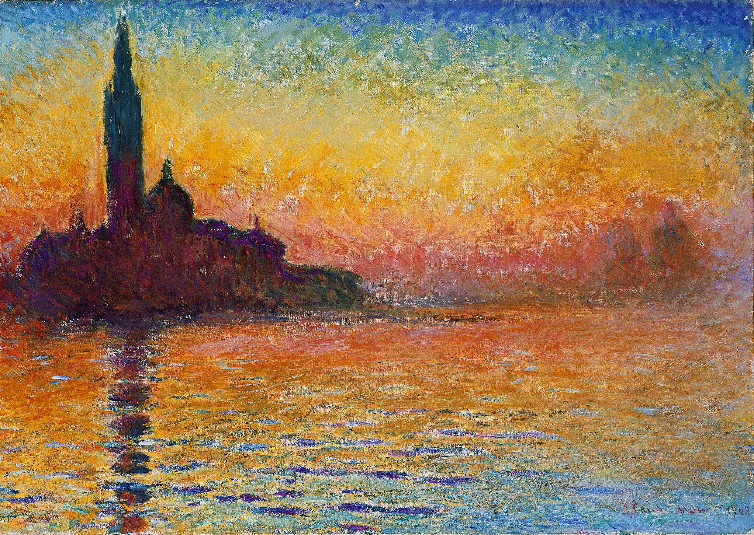 San Giorgio Maggiore at Dusk - Claude Monet