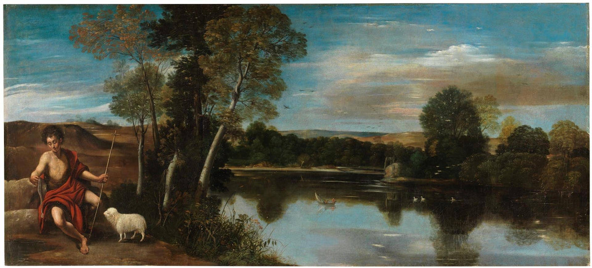 San Juan Bautista En Un Paisaje