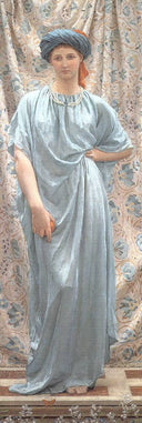 Sapphires by Albert Joseph Moore, female oil painting wall art, Academicism
