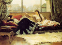Sarah Bernhardt and Christine Nilsson by Julius LeBlanc Stewart — hand-painted eco oil painting reproduction on canvas
