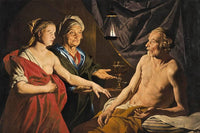 Sarah brings Hagar to Abraham