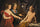 Sarah brings Hagar to Abraham in master bedroom