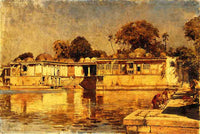 Sarkeh, Ahmedabad, Indi by Edwin Lord Weeks — hand-painted architectural oil painting reproduction on canvas