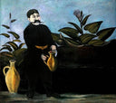 Sarkis Pouring Wine by Niko Pirosmani — hand-painted portrait oil painting reproduction on canvas