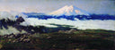 Sat-Mount (Mount Elbrus) by Mykola Yaroshenko, mountain oil painting wall art, Realism