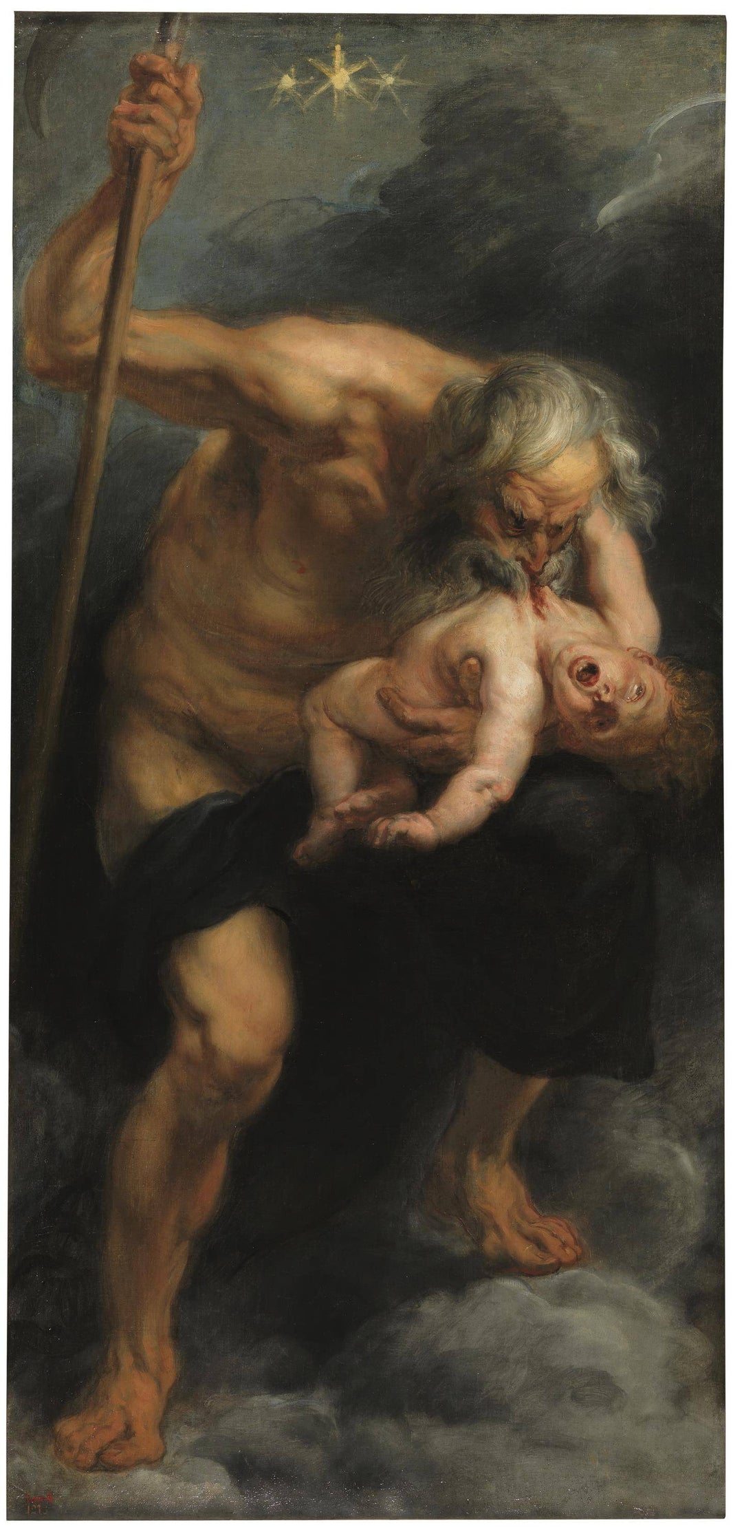 Saturn by Peter Paul Rubens, hand-painted cultural oil painting reproduction on canvas