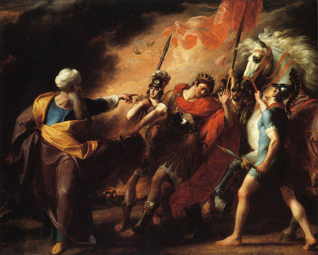 Saul Reproved by Samuel for Not Obeying the Commandments of the Lord - John Singleton Copley