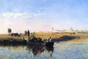 Scene at Sale, Morocco by Edwin Lord Weeks — ships oil painting wall art, Orientalism