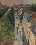 Scène de Rue à Paris by Maximilien Luce — hand-painted architectural oil painting reproduction on canvas