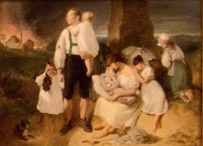 Scene from Friedrich Schiller's poem "The Song of the Bell" in study