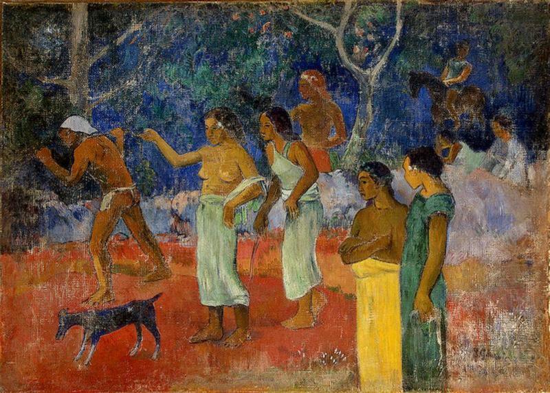 Scene from Tahitian Life - Paul Gauguin