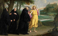 Scene from the Life of Saint Benedict by Philippe de Champaigne — hand-painted portrait oil painting reproduction on canvas