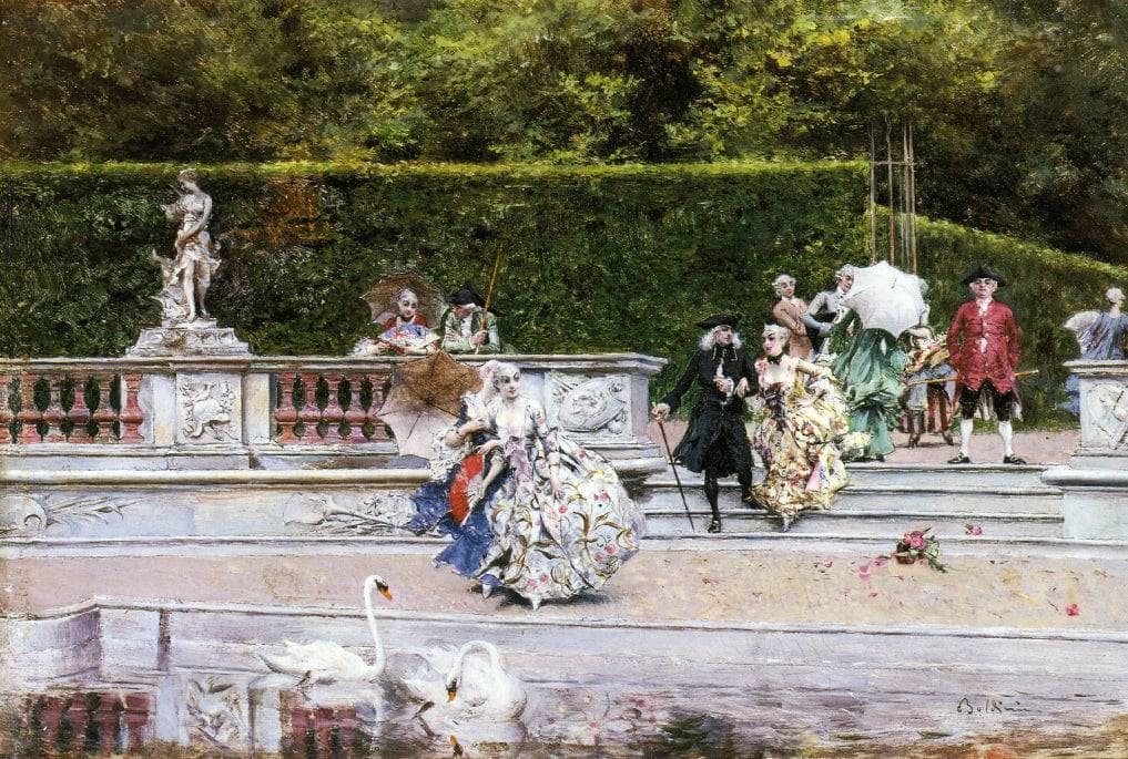 Gallant scene