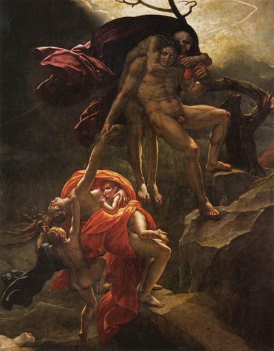 Scene of the Flood by Anne-Louis Girodet — oil painting reproduction