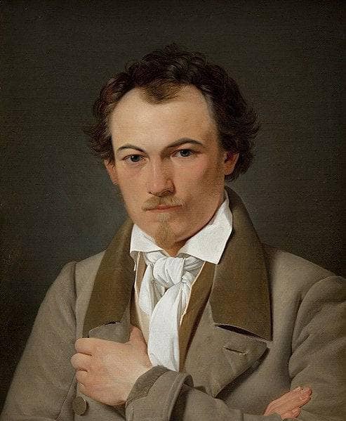 Scenery Painter Troels Lund by Ditlev Blunck — hand-painted portrait oil painting reproduction on canvas