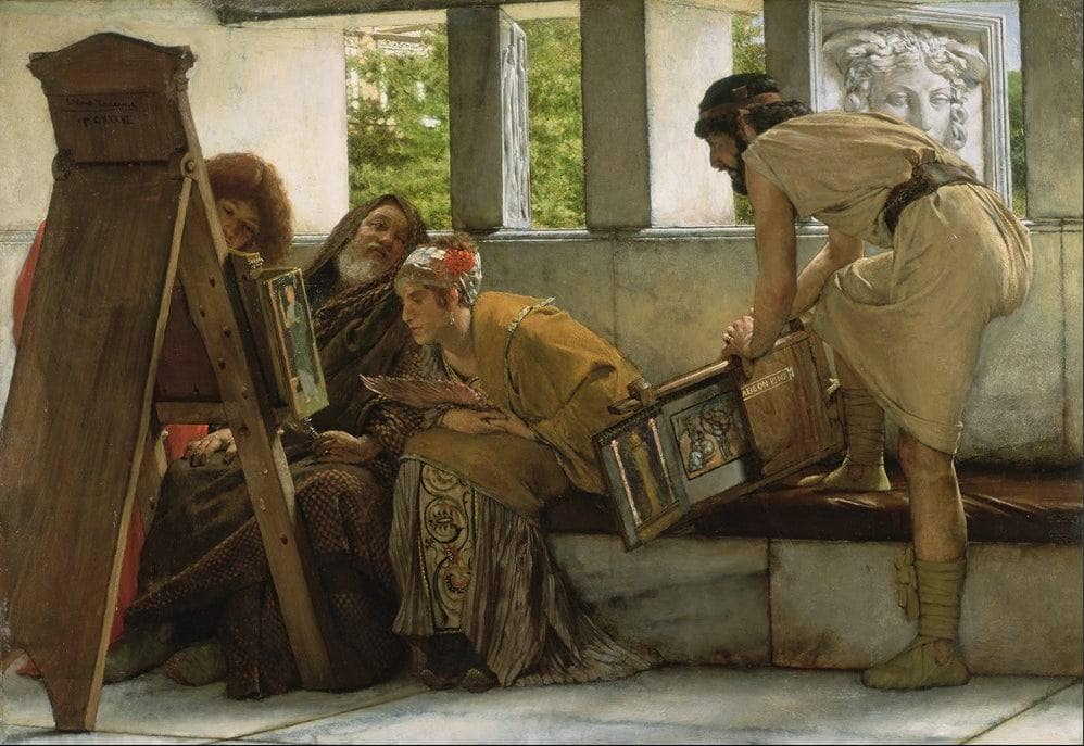 Antistius Labeon: AD 75 by Sir Lawrence Alma-Tadema — hand-painted portrait oil painting reproduction on canvas
