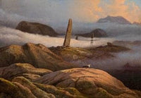 Bauta by the fjord