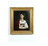 Portrait of a muse by William-Adolphe Bouguereau — hand-painted portrait oil painting reproduction on canvas