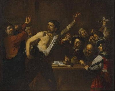 Christ Driving the Money Changers from the Temple by Dirck van Baburen — oil painting reproduction