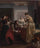 Elegant Company in an Interior, Playing Rock Paper Scissors in bedroom