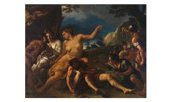 Samson and Delilah by Francesco Stringa — hand-painted cultural oil painting reproduction on canvas