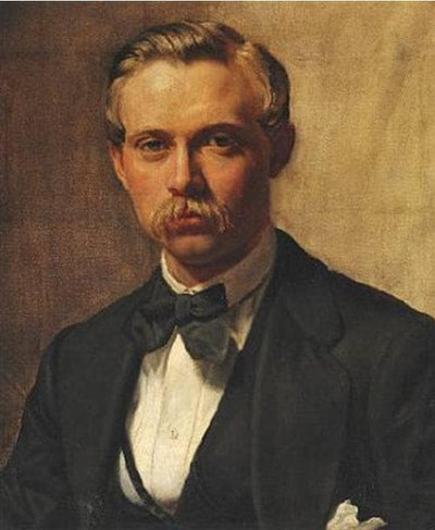 Portrait of P. S. Krøyer's half brother and cousin Vilhelm born by Peder Severin Kroyer — oil painting reproduction
