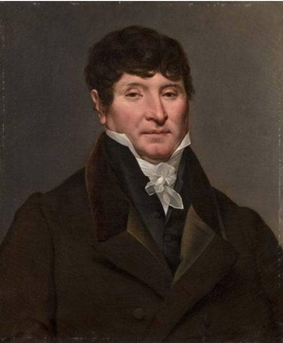 Portrait of Jean-Pierre Duny d'Aignerville by Merry Joseph Blondel — hand-painted portrait oil painting reproduction on canvas