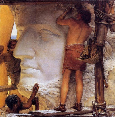 Sculptors in Ancient Rome in kitchen