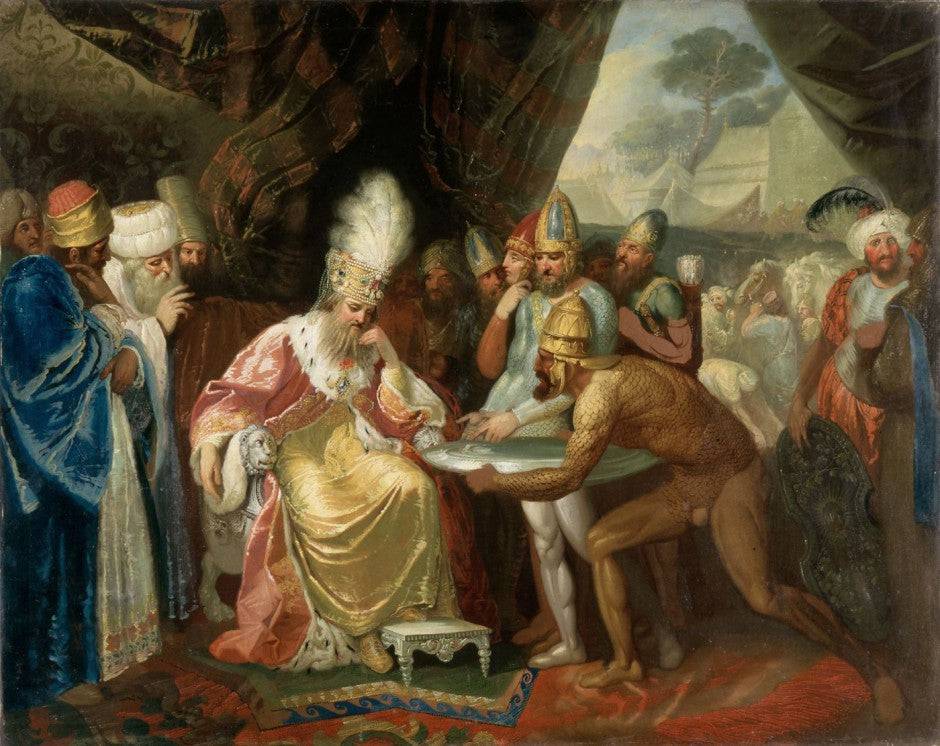 Scythian envoys to King Darius of Persia - PranciÅ¡kus SmugleviÄius