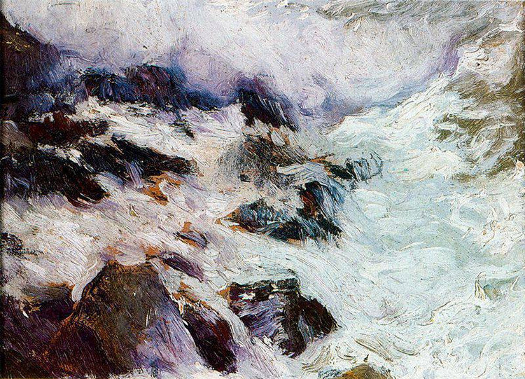 Sea and rocks - Jávea - Joaquín Sorolla