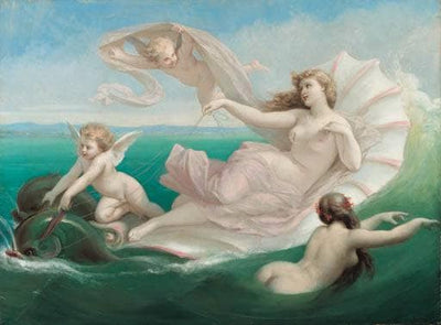 Sea Nymphs in master bedroom