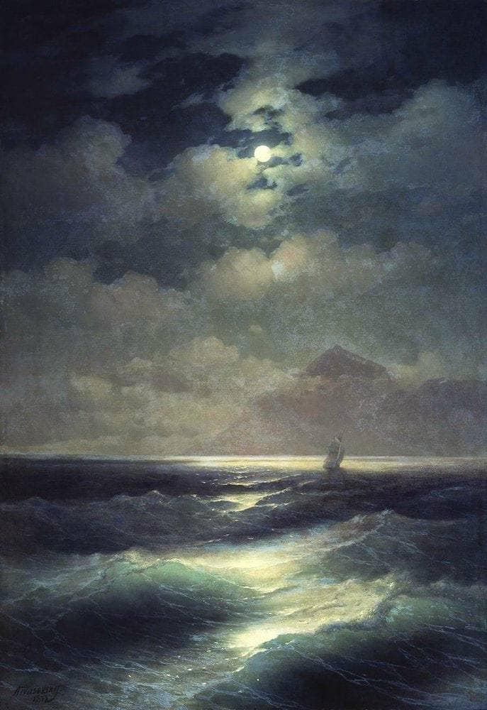 Sea view by Moonlight