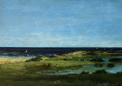 Seacoast (Souvenir of Les Cabanes) in hallway