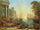 Seaport with the Embarkation of St. Ursula in kitchen