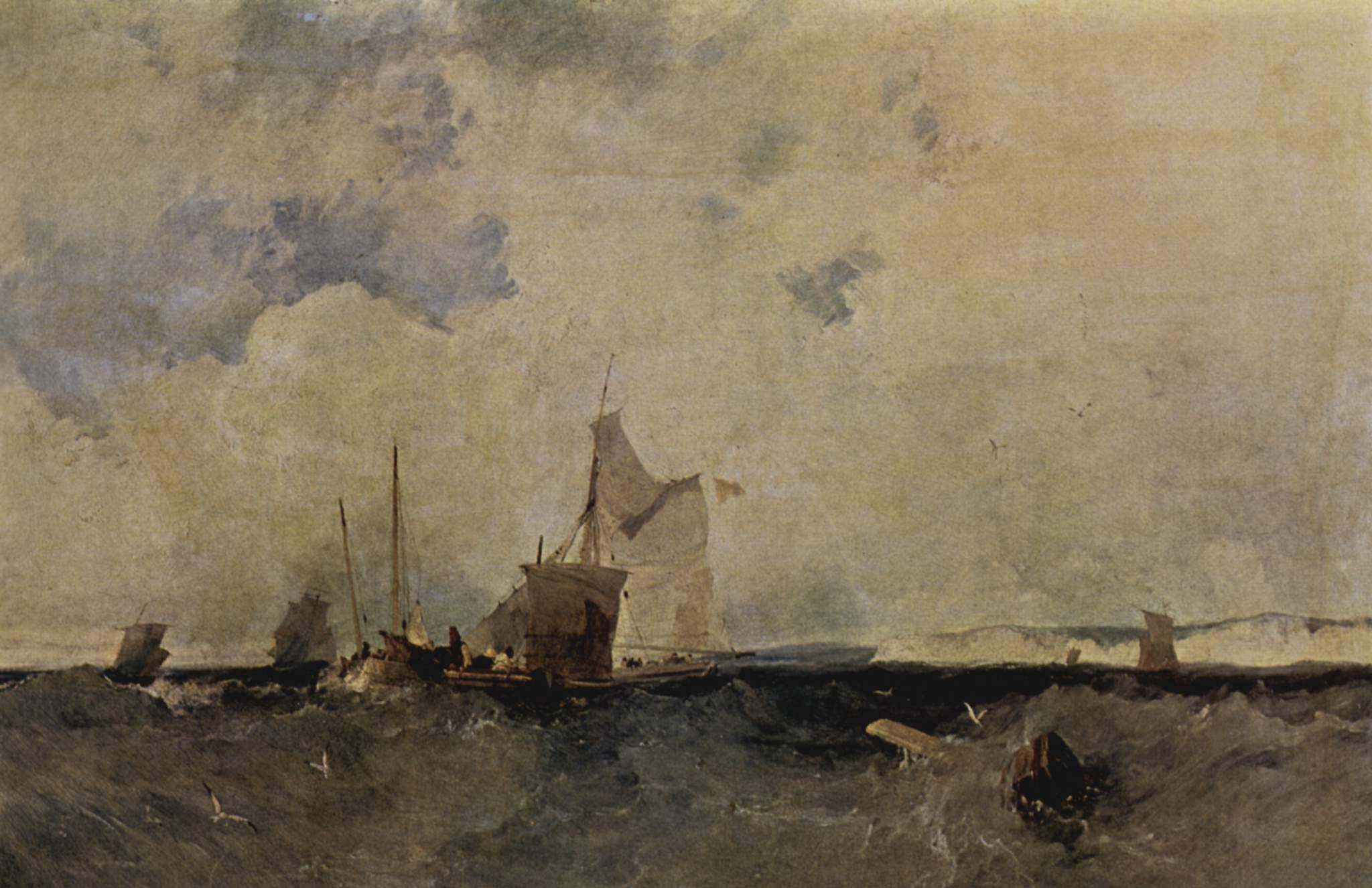 Seascape - Richard Parkes Bonington