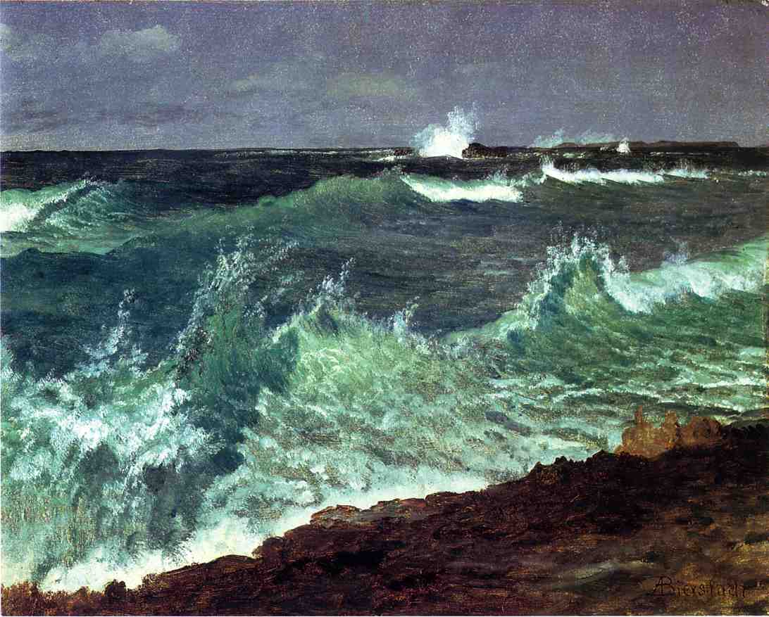 Seascape - Albert Bierstadt