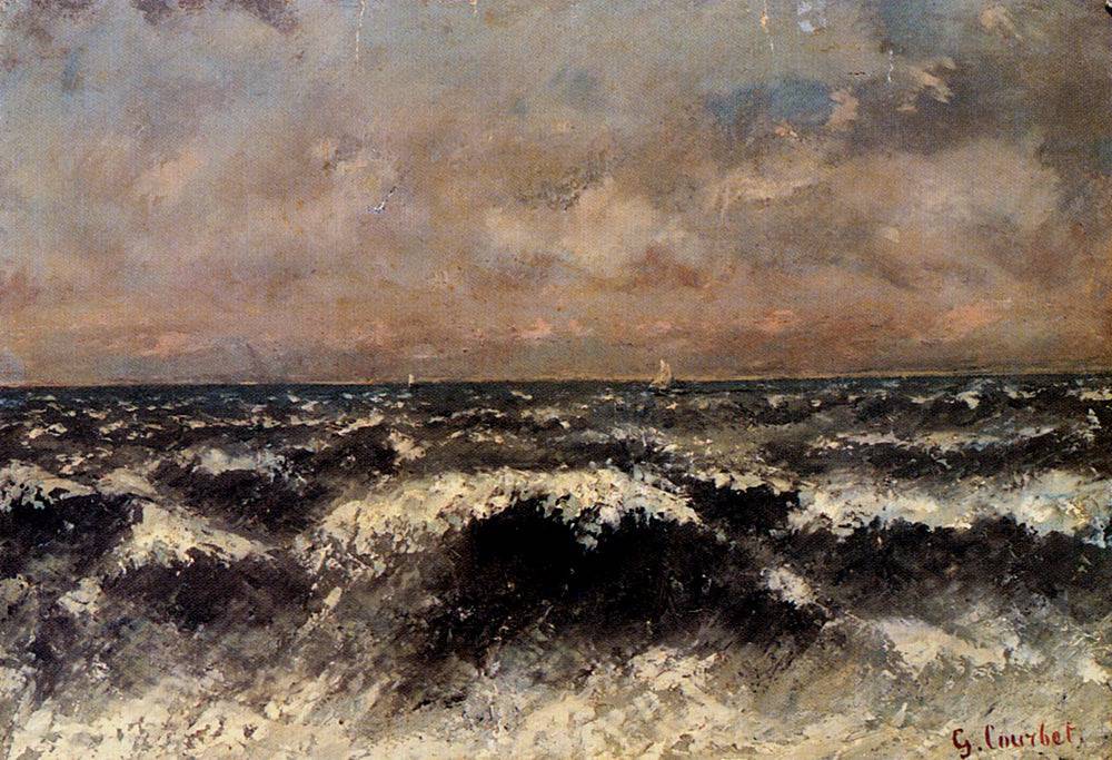 Seascape - Gustave Courbet