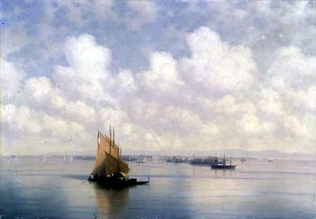 Seascape by Ivan Aivazovsky — hand-painted landscape oil painting reproduction on canvas